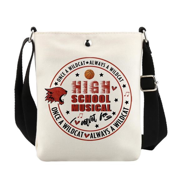 School Musical Mercch Musical The Series East Hh Crossbody Bag :| - Picture 1 of 6